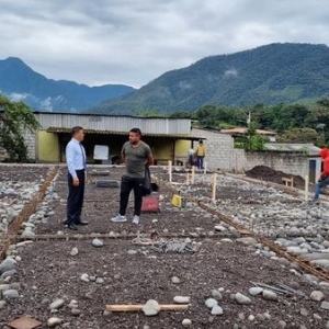 AVANCE DE LA CONSTRUCCIÓN DEL CENTRO DE SALUD TIPO A