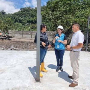 VISITA DE LA DIRECTORA DISTRITAL DE SALUD Y SU COMISIÓN AL LA CONSTRUCCIÓN DEL CENTRO DE SALUD TIPO A