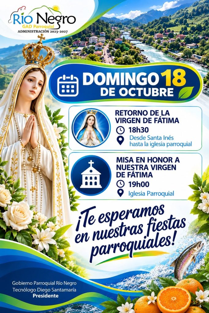 Río Negro se llena de fe, devoción y tradición
